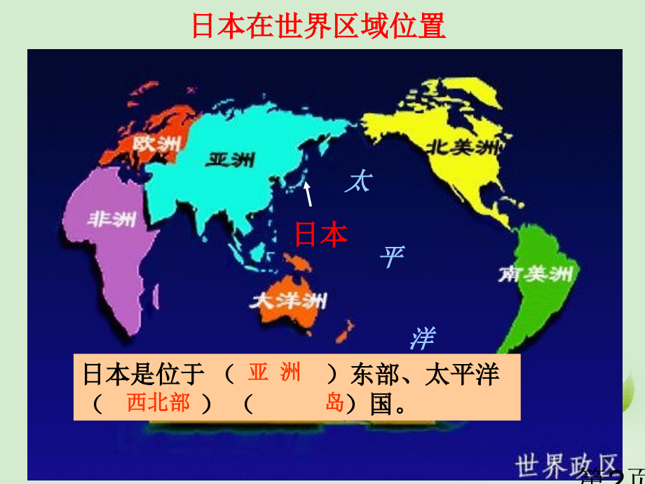 湘教版地理七年级下册日本省名师优质课赛课获奖课件市赛课一等奖课件.ppt_第2页