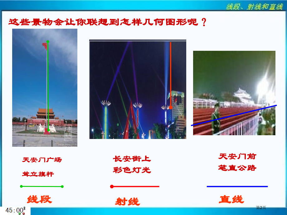 线段-射线和直线市名师优质课比赛一等奖市公开课获奖课件.pptx_第2页