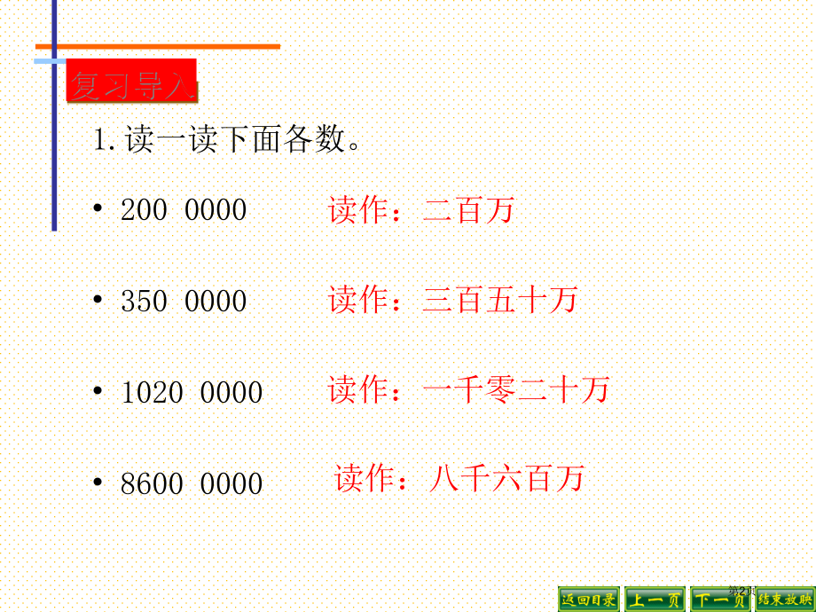 用“万”“亿”作单位的小数表示大数目市名师优质课比赛一等奖市公开课获奖课件.pptx_第2页