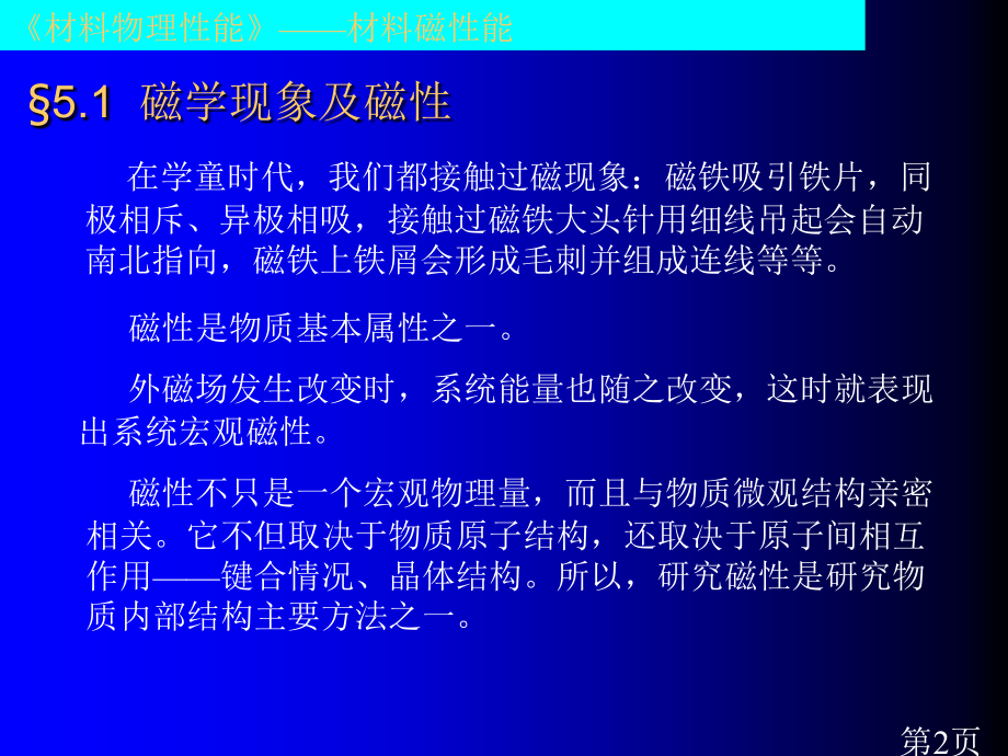 材料物理性能5b-第四章材料的磁性能省名师优质课赛课获奖课件市赛课一等奖课件.ppt_第2页