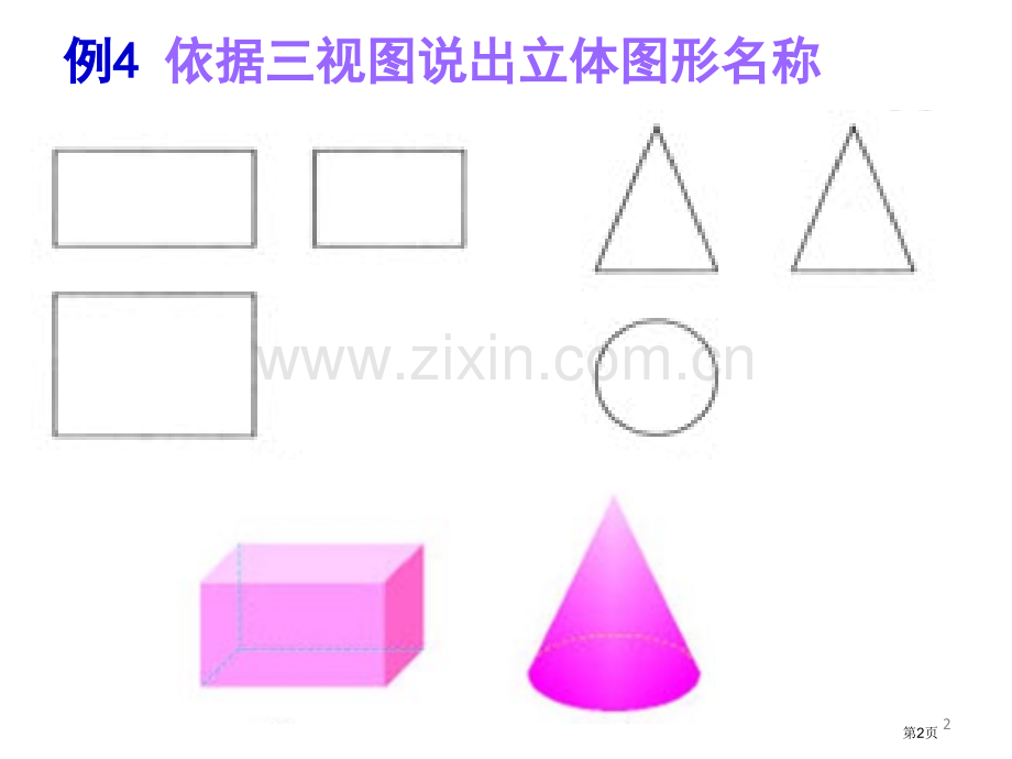 由三视图描述几何体教育课件市名师优质课比赛一等奖市公开课获奖课件.pptx_第2页