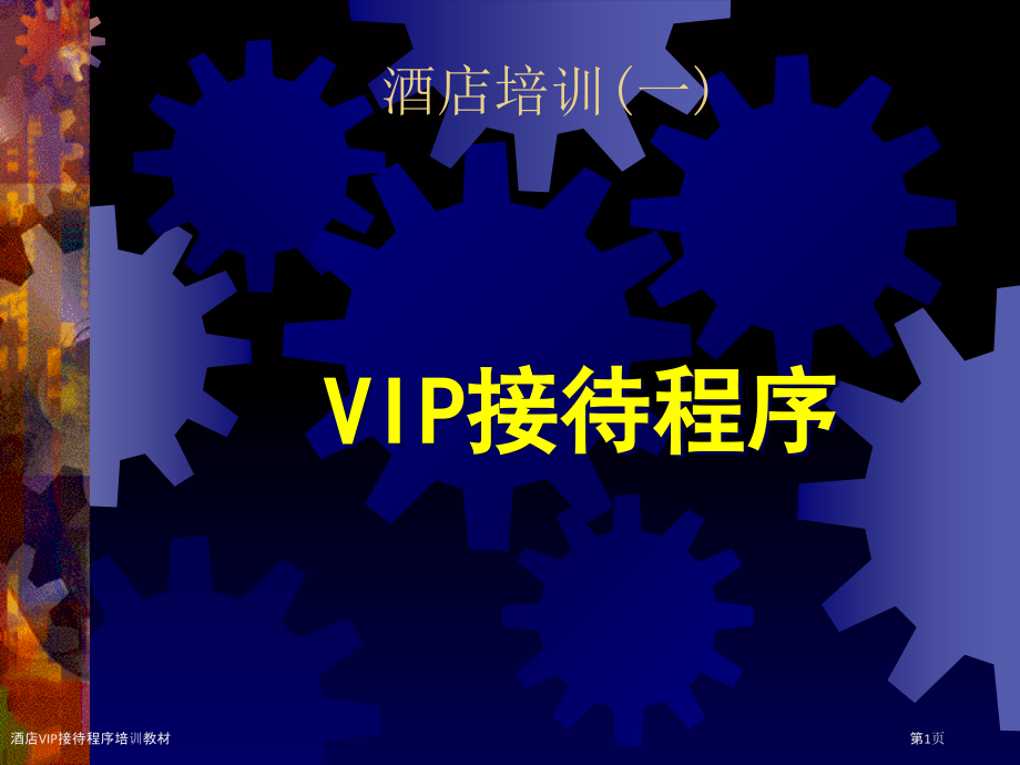 酒店VIP接待程序培训教材.pptx_第1页