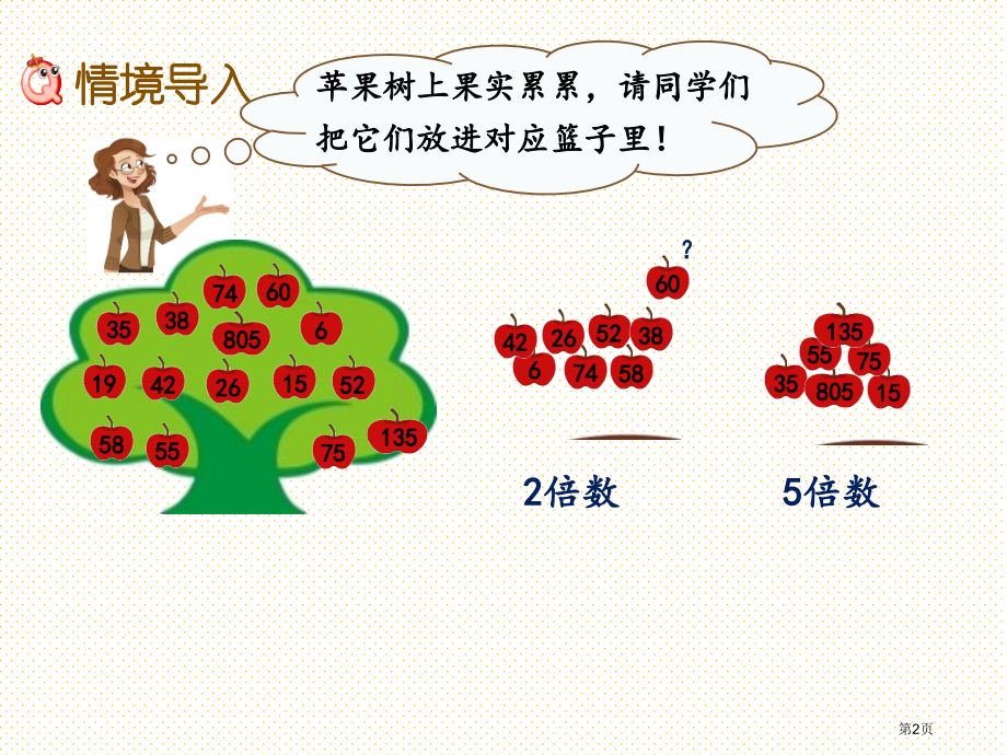 五年级3.3-3的倍数的特征市名师优质课比赛一等奖市公开课获奖课件.pptx_第2页