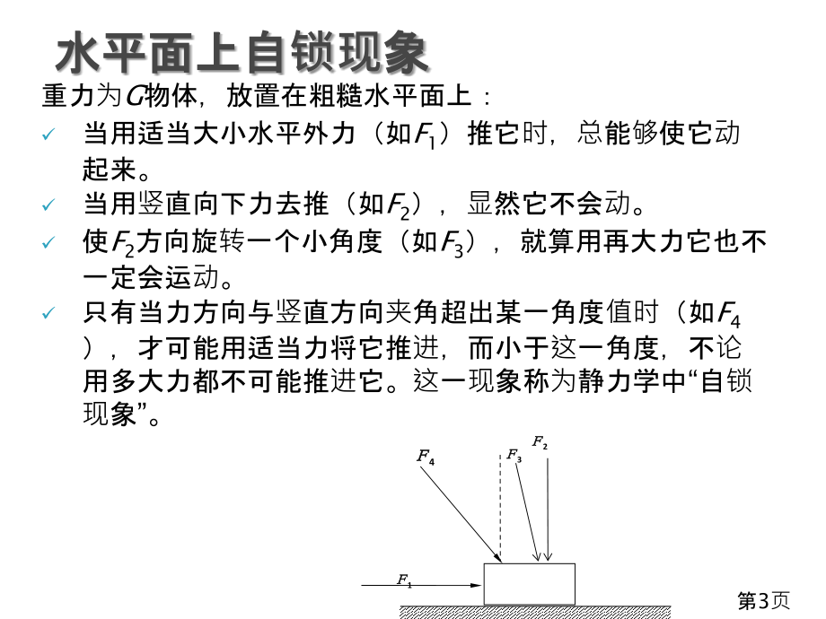 高中物理自锁现象专题省名师优质课获奖课件市赛课一等奖课件.ppt_第3页