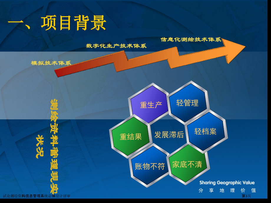 试论测绘资料信息管理系统总体设计评审.pptx_第3页