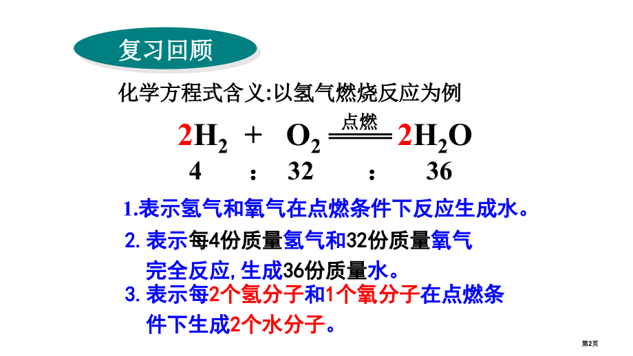 九年级第五单元定量研究化学反应第三节化学反应中的有关计算市公开课一等奖省优质课赛课一等奖课件.pptx_第2页