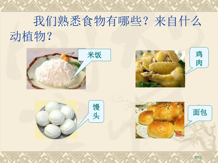 食物从哪里来市名师优质课比赛一等奖市公开课获奖课件.pptx_第2页