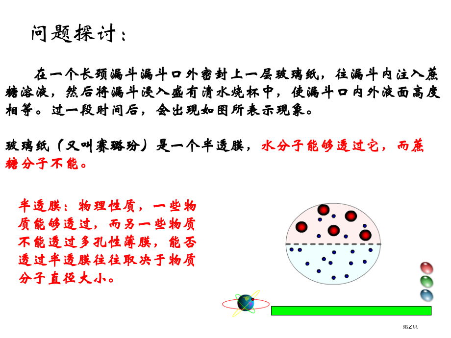 高中生物必修一第四章第1节物质跨膜运输的实例市公开课一等奖省优质课赛课一等奖课件.pptx_第2页