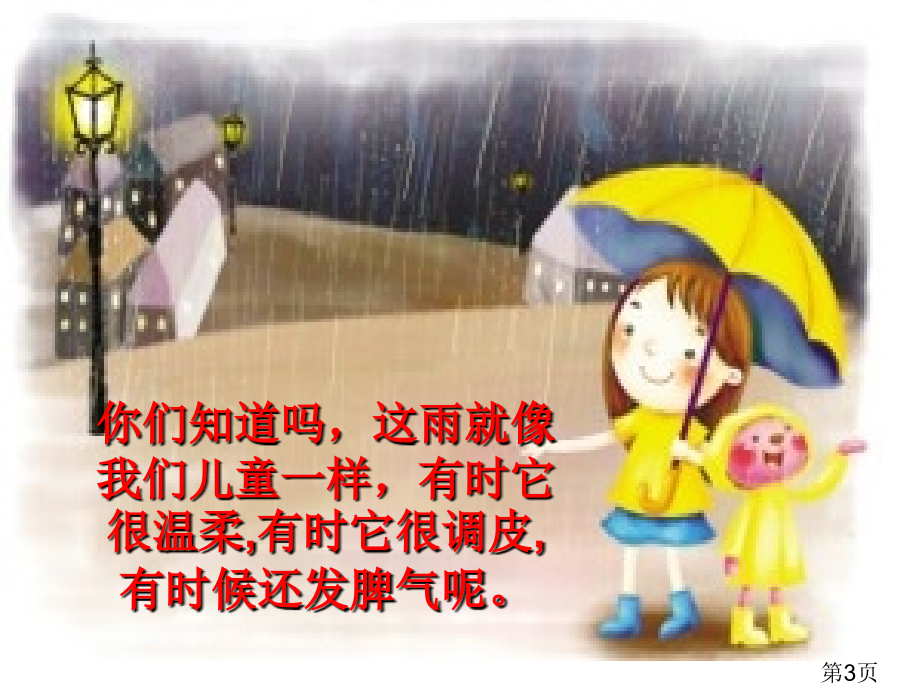 一年级美术下雨了省名师优质课赛课获奖课件市赛课一等奖课件.ppt_第3页