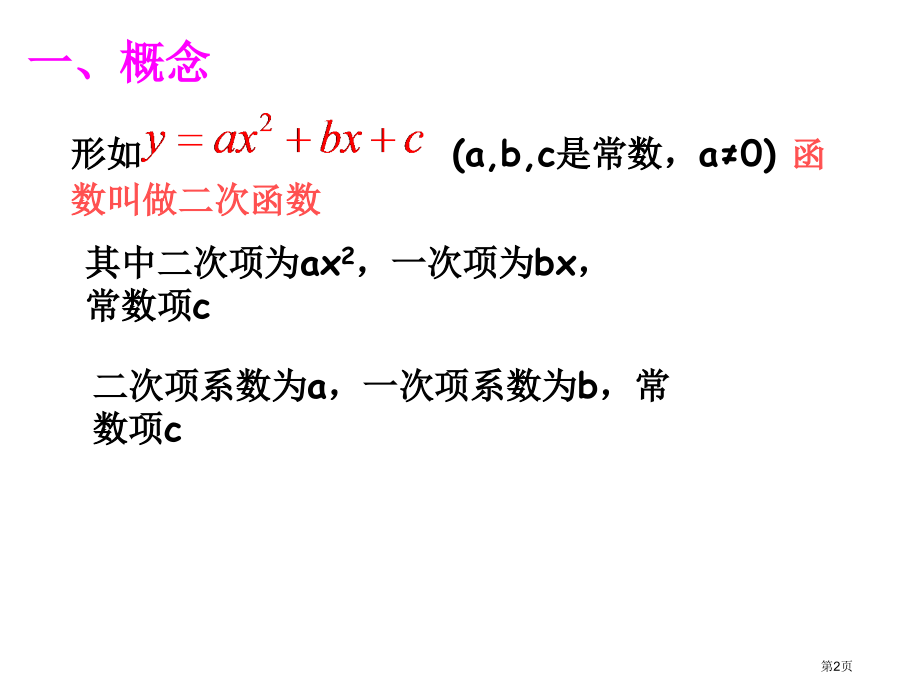 二次函数复习优质课市名师优质课比赛一等奖市公开课获奖课件.pptx_第2页