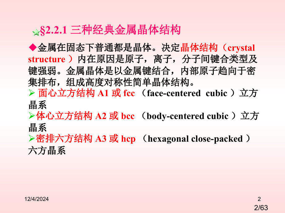 材料科学与工程第二章-固体结构-2市公开课一等奖百校联赛优质课金奖名师赛课获奖课件.ppt_第2页