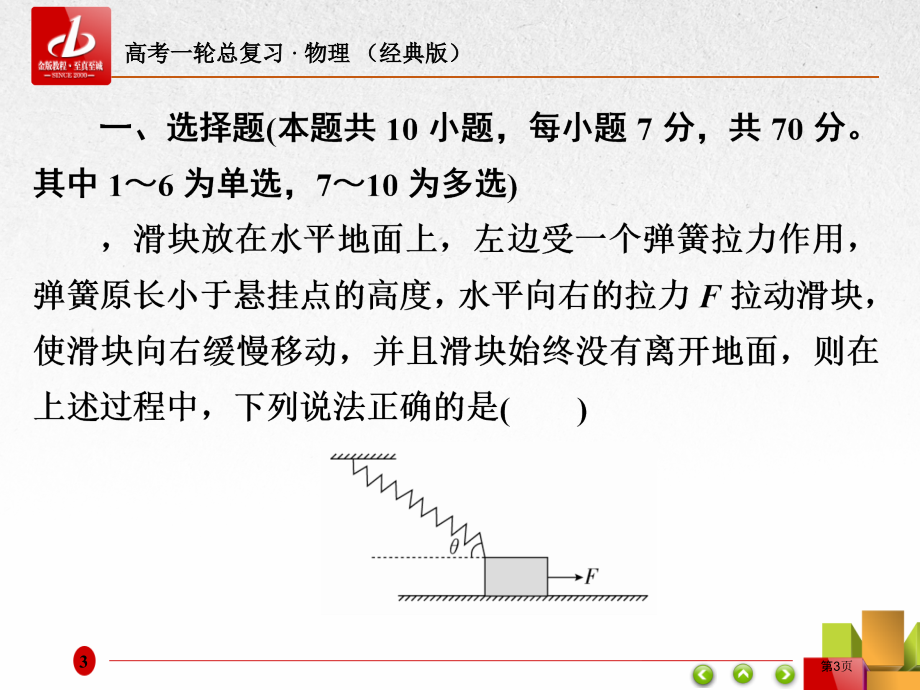 限时规范专题练1平衡问题综合应用市公开课一等奖省优质课赛课一等奖课件.pptx_第3页