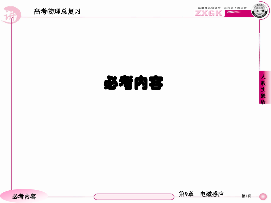 高考物理总复习·人教实验版92市公开课一等奖省优质课赛课一等奖课件.pptx_第1页