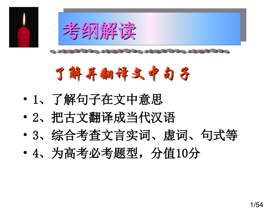 用-高考文言文翻译及特殊句式市公开课获奖课件省名师优质课赛课一等奖课件.ppt_第1页