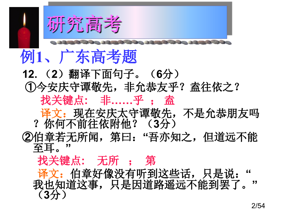 用-高考文言文翻译及特殊句式市公开课获奖课件省名师优质课赛课一等奖课件.ppt_第2页