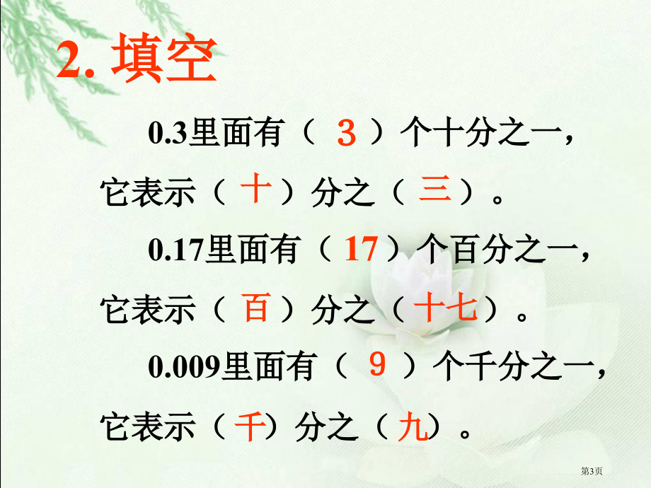 分数和小数的互化7人教新课标五年级数学下册第十册市名师优质课比赛一等奖市公开课获奖课件.pptx_第3页