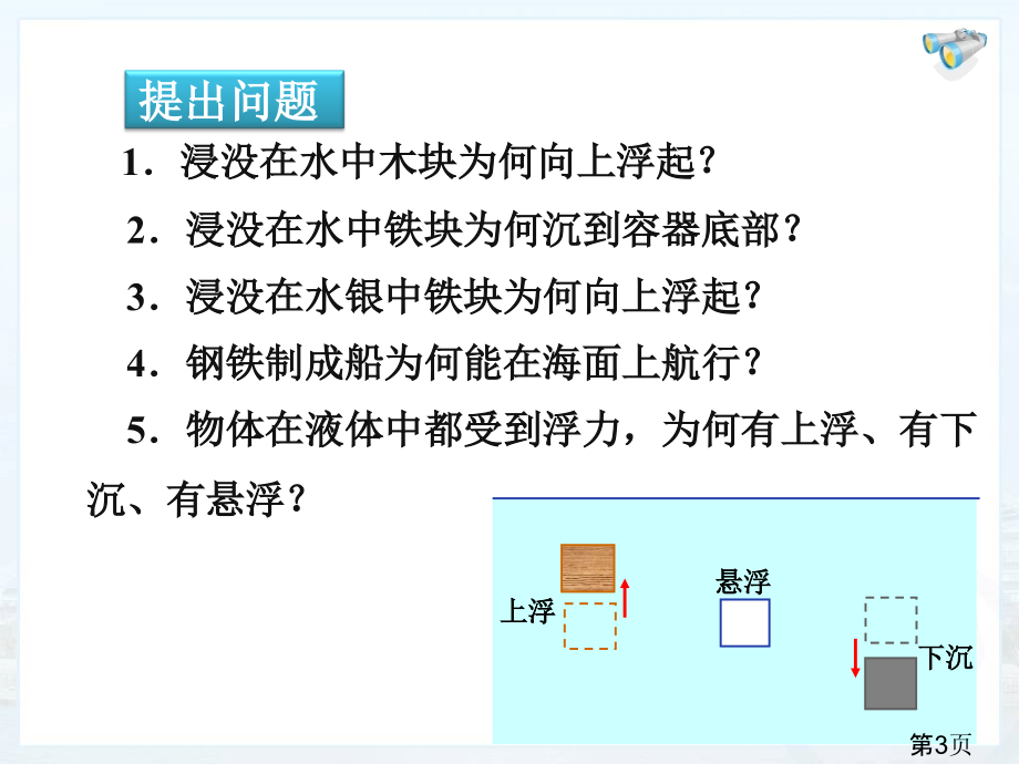 物体的沉浮条件北师大版省名师优质课获奖课件市赛课一等奖课件.ppt_第3页