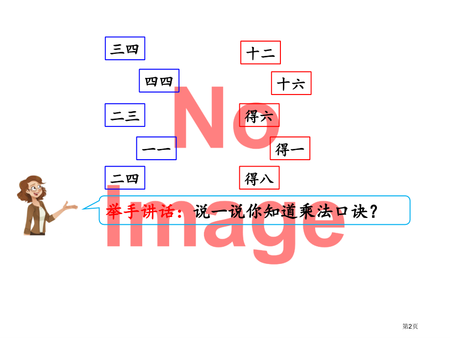 4-4和1的乘法口诀市名师优质课比赛一等奖市公开课获奖课件.pptx_第2页