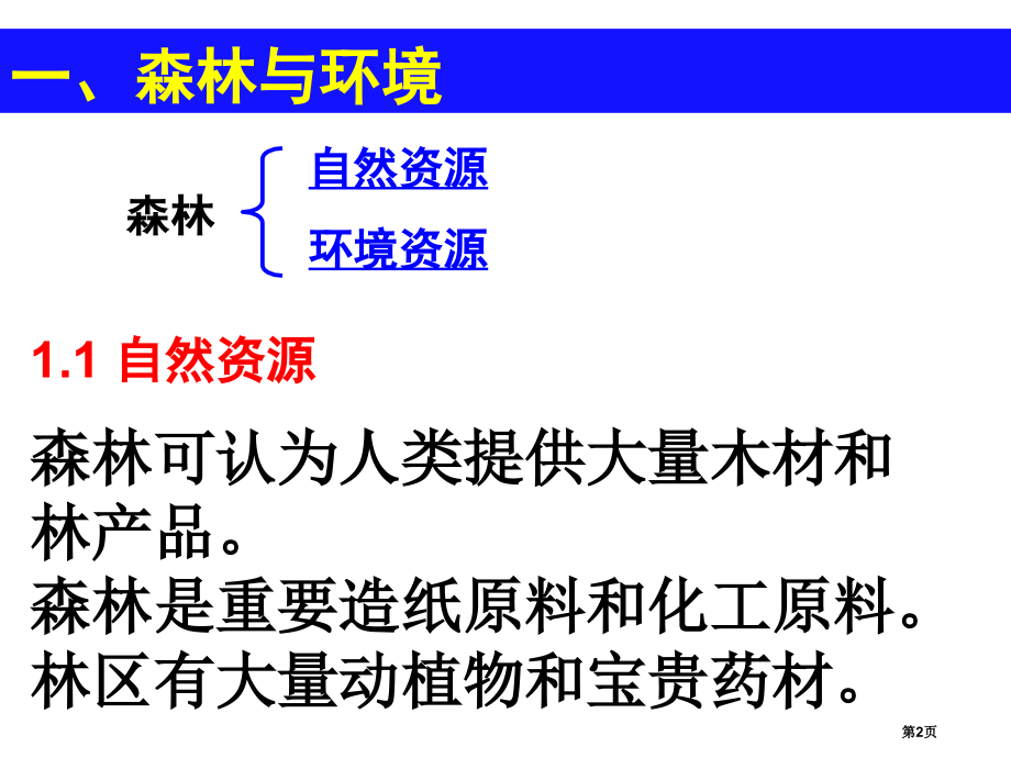 高中地理必修3第二章第2节森林的开发和保护以亚马逊热带雨林为例PPT市公开课一等奖省优质课赛课一等奖.pptx_第2页