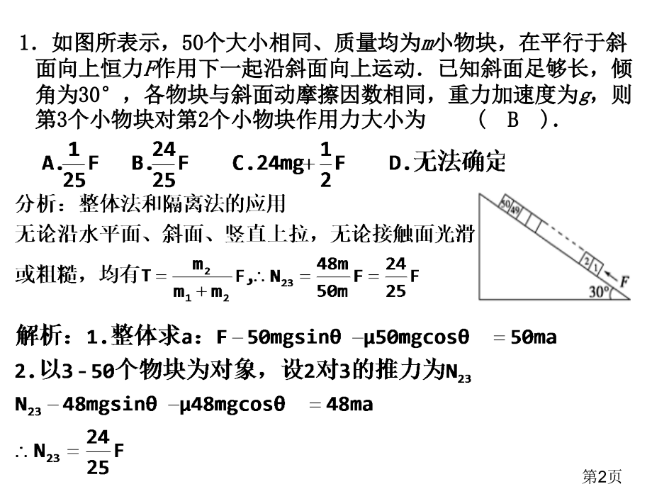 高三物理一轮牛顿运动定律省名师优质课赛课获奖课件市赛课一等奖课件.ppt_第2页