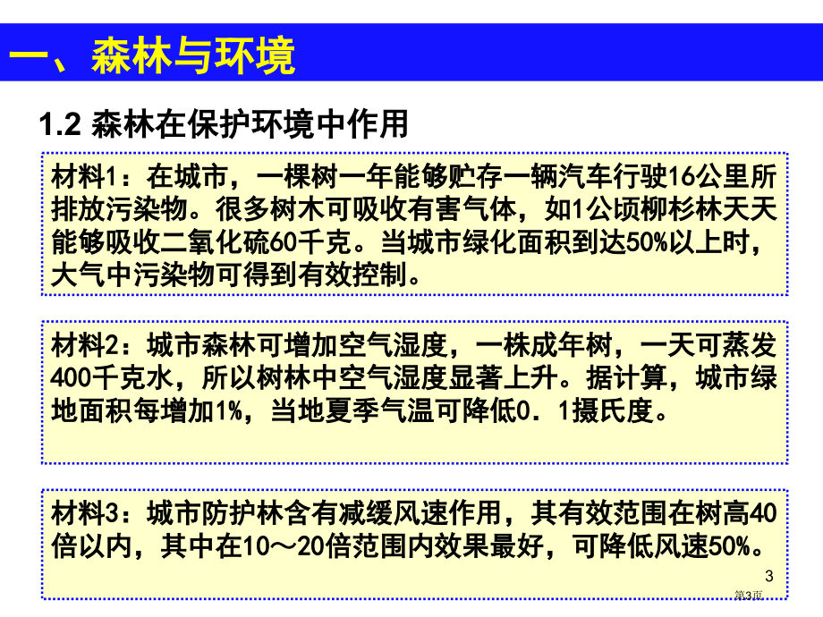 高中地理必修3第二章3.2森林的开发和保护—以亚马孙热带雨林为例市公开课一等奖省优质课赛课一等奖课件.pptx_第3页