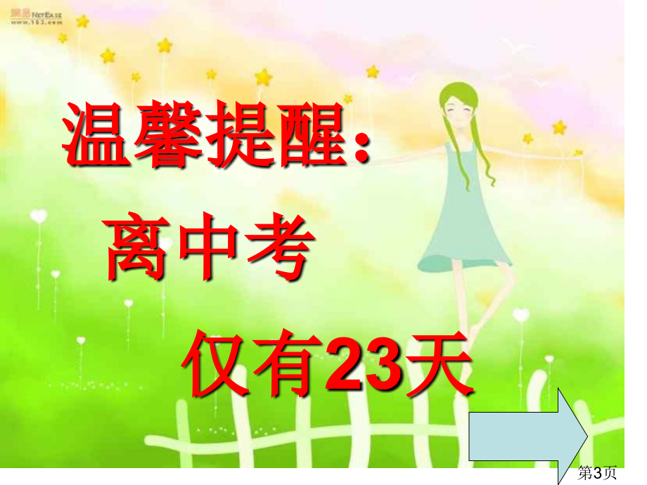 初三迎接中考家长会专题名师优质课获奖市赛课一等奖课件.ppt_第3页