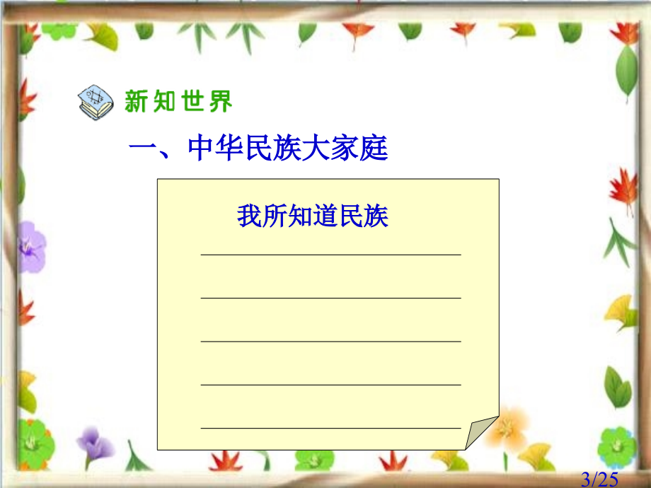 人教版品德与社会五上五十六个民族五十六朵花课件之二市公开课获奖课件省名师优质课赛课一等奖课件.ppt_第3页