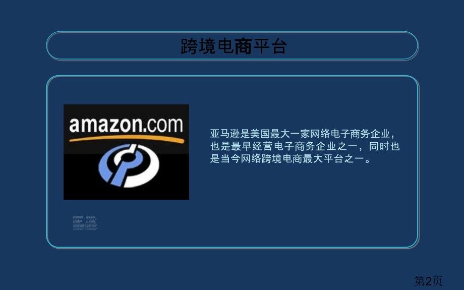 Amazon跨境电商案例分析省名师优质课获奖课件市赛课一等奖课件.ppt_第2页