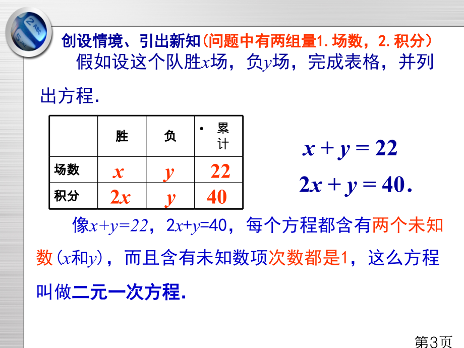 8.1二元一次方程组97024省名师优质课赛课获奖课件市赛课一等奖课件.ppt_第3页