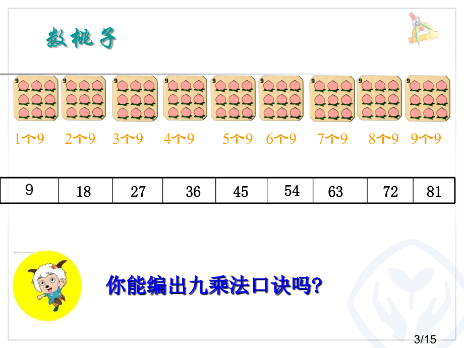 9的乘法口诀定稿市公开课一等奖百校联赛优质课金奖名师赛课获奖课件.ppt_第3页