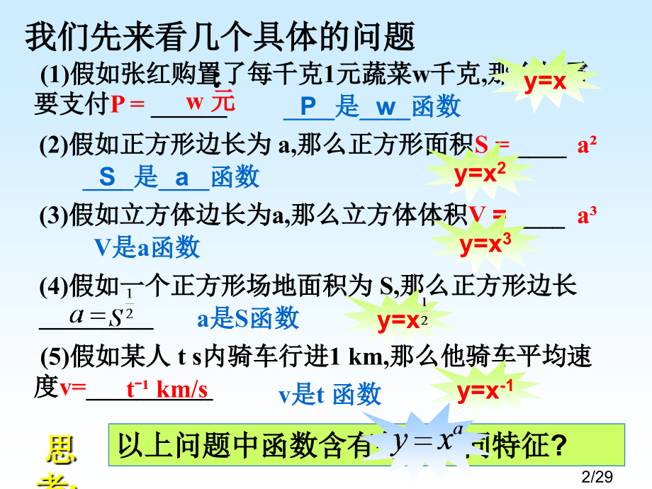 幂函数必修1省名师优质课赛课获奖课件市赛课一等奖课件.ppt_第2页