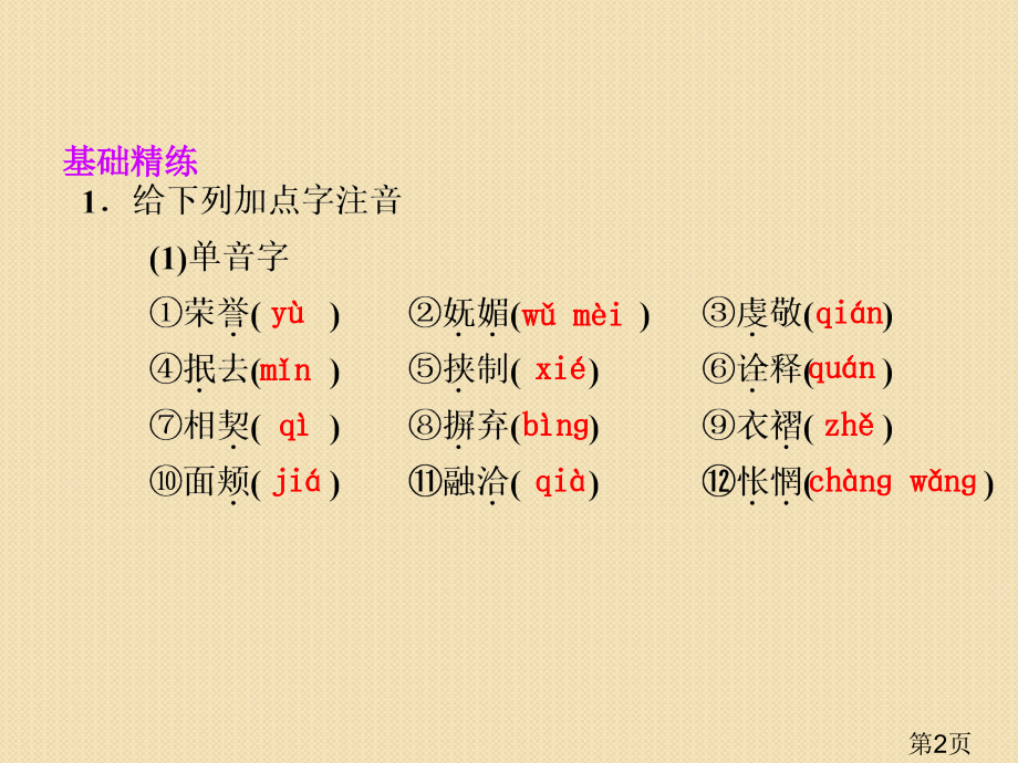 语文3.7《蒙娜丽莎的魅力》第1课时(鲁人版必修2)省名师优质课赛课获奖课件市赛课一等奖课件.ppt_第2页