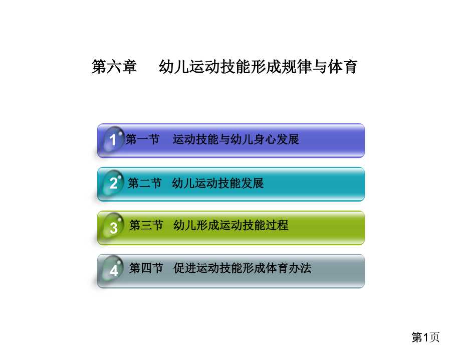 幼儿运动技能的形成规律与体育省名师优质课赛课获奖课件市赛课一等奖课件.ppt_第1页