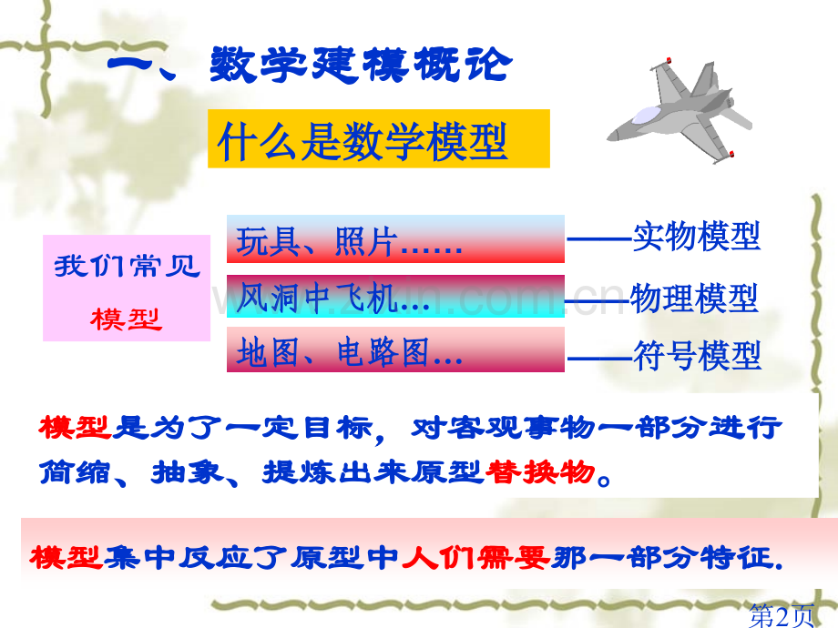 数学建模讲义省名师优质课赛课获奖课件市赛课一等奖课件.ppt_第2页