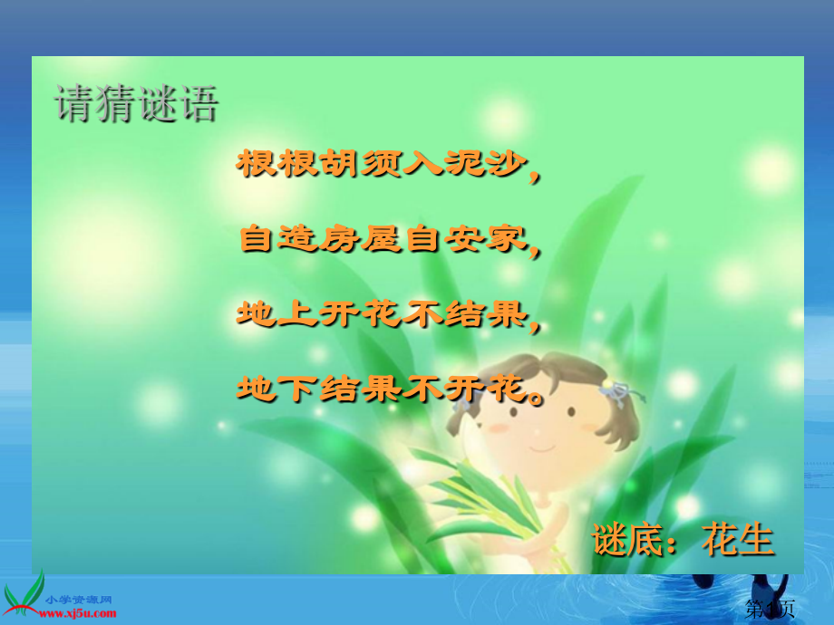 (北师大版)四年级语文上册-落花生-省名师优质课赛课获奖课件市赛课一等奖课件.ppt_第1页