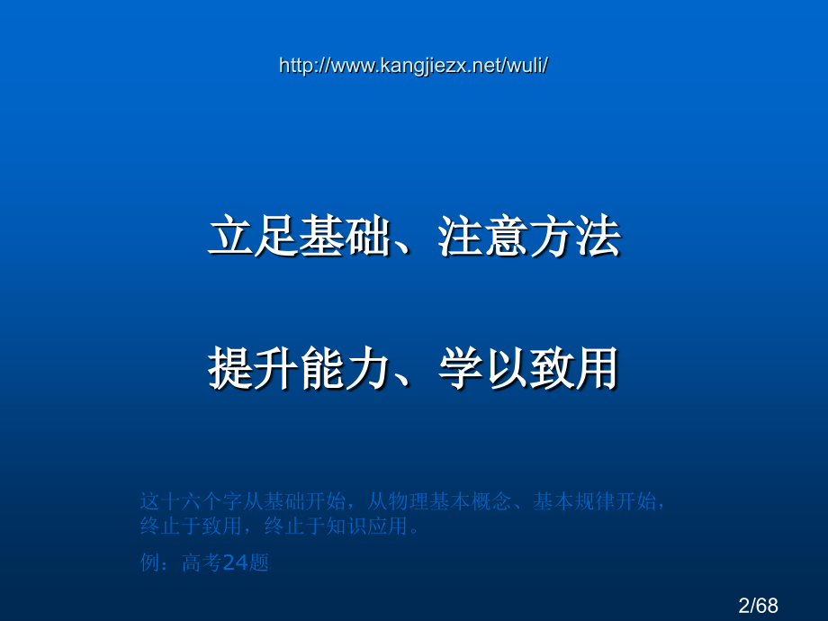 浅谈高三物理复习市公开课获奖课件省名师优质课赛课一等奖课件.ppt_第2页