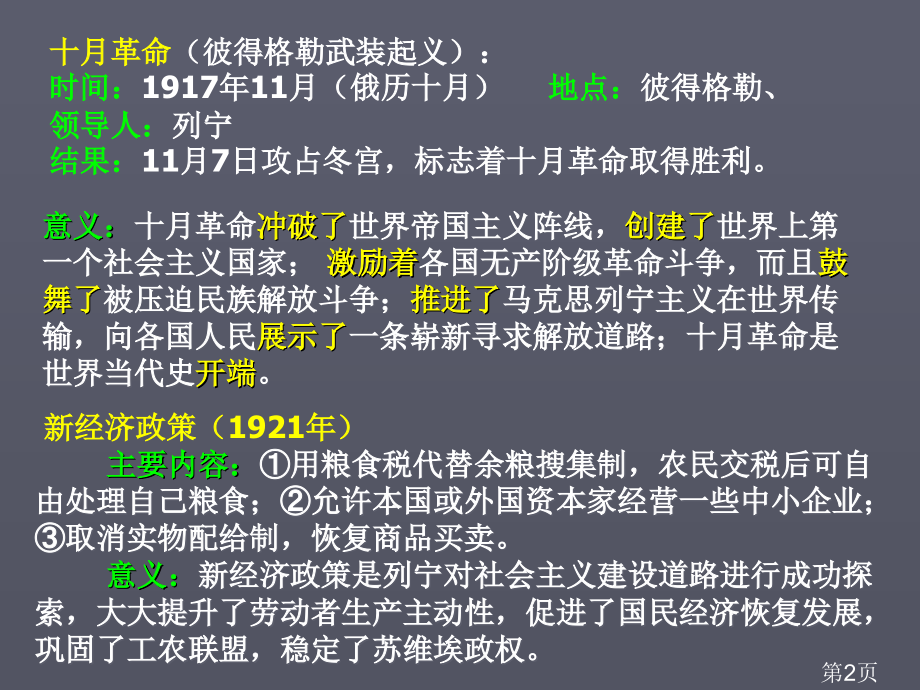 世界历史下册思维导图省名师优质课获奖课件市赛课一等奖课件.ppt_第2页