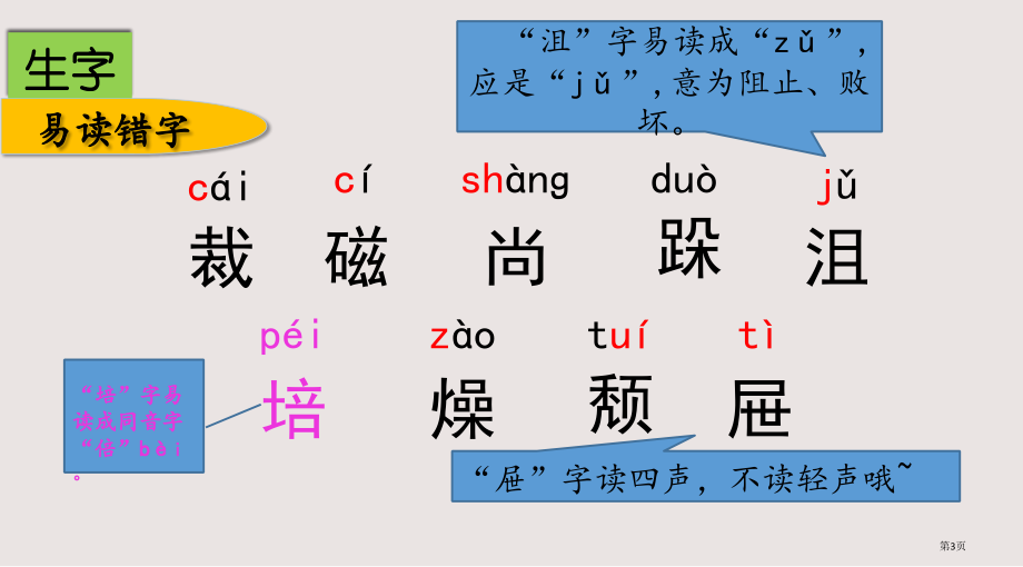 部编版六年级语文上册第三单元复习市公共课一等奖市赛课金奖课件.pptx_第3页