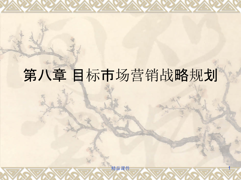 目标市场营销战略规划.ppt_第1页