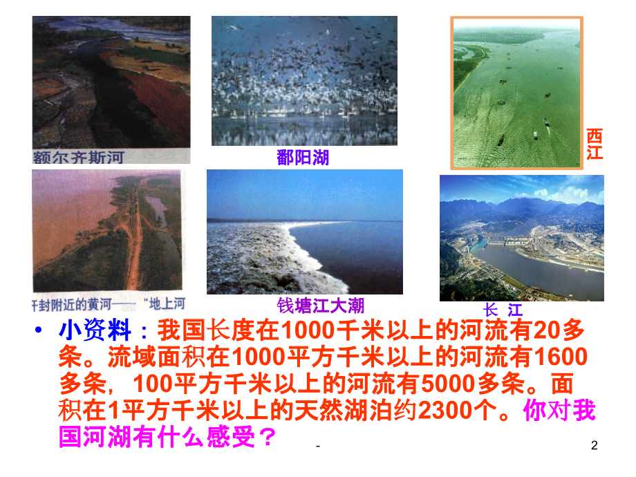 人教版八年级地理上册第二章第三节：河流和湖泊.ppt_第2页