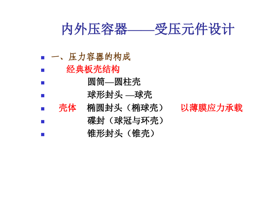 压力容器设计审核员培训班2外压容器受压元件设计桑如苞.pptx_第1页