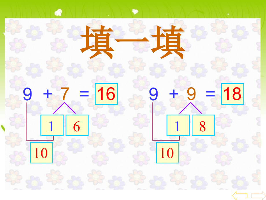 西师大版数学一级上册以内的进位加法.pptx_第2页