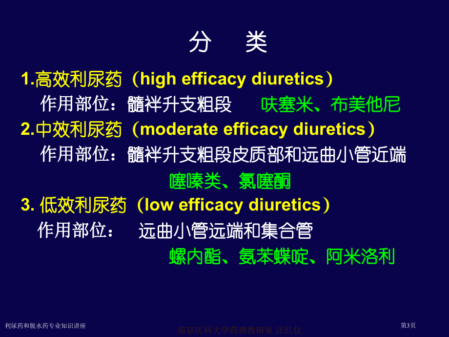 利尿药和脱水药专业知识讲座专家讲座.pptx_第3页