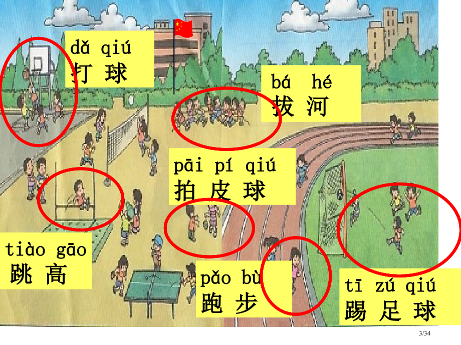 人教版识字7操场上市名师优质课赛课一等奖市公开课获奖课件.pptx_第3页