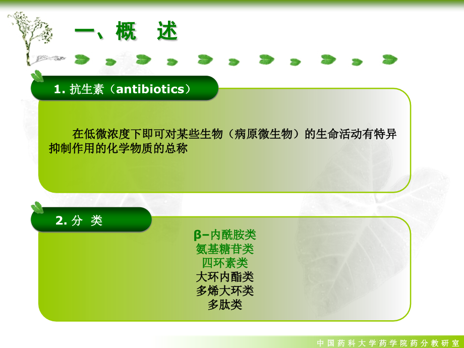 中国药科大学药物分析第六版抗生素类药物分析.pptx_第2页