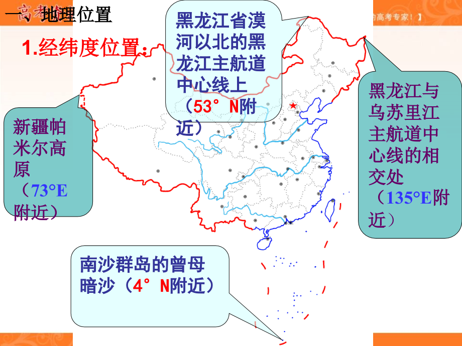 中国地理中国位置疆域和行政区划.pptx_第2页