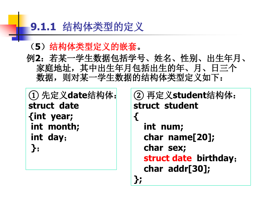 二级C语言程序设计第9章结构体与共用体.pptx_第3页