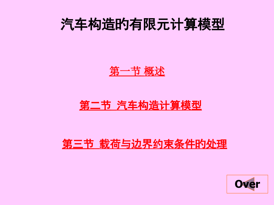 汽车结构的有限元计算模型.pptx_第2页