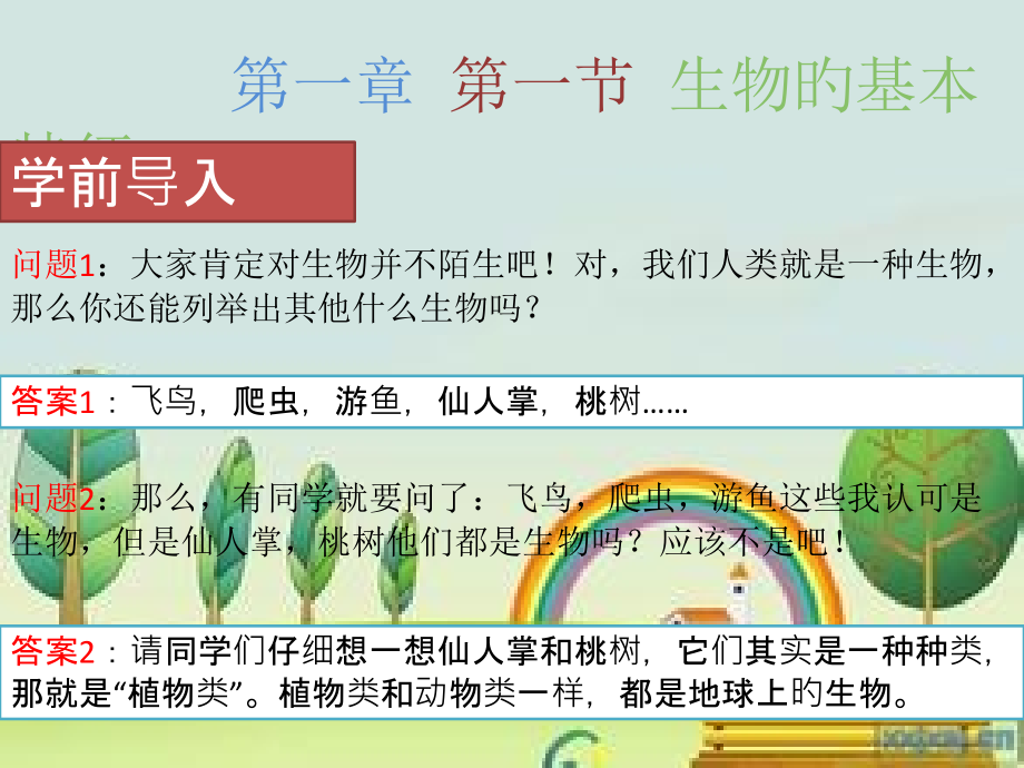 济南版七年级上册生物学生物的基本特征(精华)省公开课获奖课件说课比赛一等奖课件.pptx_第3页