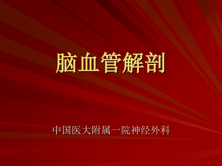 脑血管解剖(脑动脉系)讲解学习.ppt_第1页